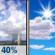 Thursday: Chance Showers And Thunderstorms then Mostly Sunny