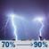 Wednesday Night: Showers and thunderstorms. Cloudy, with a low around 66. Chance of precipitation is 90%. New rainfall amounts between 1 and 2 inches possible. Wednesday Night: Showers And Thunderstorms