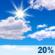 Tuesday: Mostly Sunny