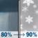 Sunday: Rain showers before 1pm, then rain and snow showers. Cloudy, with a high near 56. West wind 14 to 35 mph, with gusts as high as 48 mph. Chance of precipitation is 90%. New snow accumulation of less than one inch possible. Sunday: Rain Showers then Rain And Snow Showers