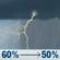 Saturday: Showers and thunderstorms likely. Cloudy, with a high near 69. Chance of precipitation is 60%. Saturday: Showers And Thunderstorms Likely